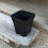 200PCS Plant Disposable Flower Pot Small Black Square Cutting Seedling Plastic Square Pot 6