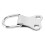 50 Pcs D-Ring Picture Frame Hanging Hooks Double Hole Hangers with Screws Silver 6