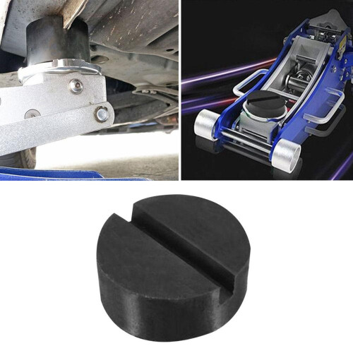 2X Car Rubber Disc Pad Car Vehicle Jacks Jack Pad Frame Protector Rail Floor Jack Guard Adapter Tool 2