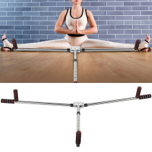 Edelstahl-Beinspreizer für Gymnastik und Yoga – Flexibilitätstool, schwarz