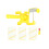 12Pcs Paint Edger Roller Brush Tools Portable Clean-Cut Brush for Home Wall Ceilings 8