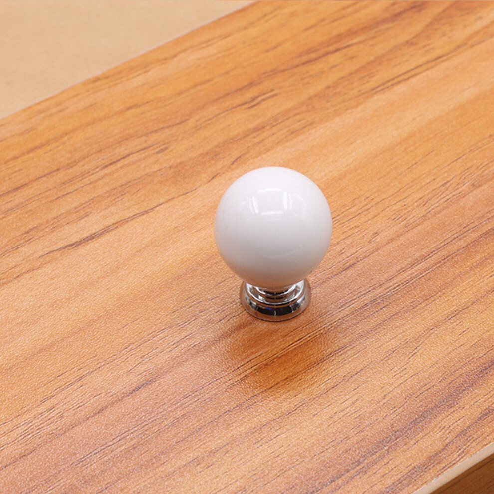 (White) Ceramic Cabinet Knobs for Kitchen Doors