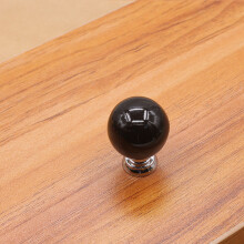 (Black) Ceramic Cabinet Knobs for Kitchen Doors
