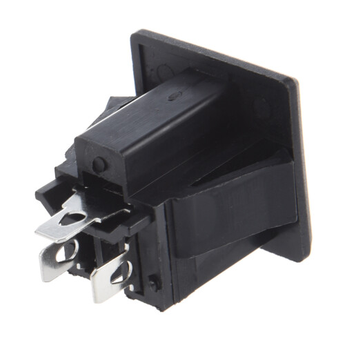 2X AC 125V 15A Panel Mount US Outlet Power Socket Black 2