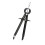2X Professional Compass, Compass Geometry Set with Lock, Math and Precision Compass, Metal and Durable 2