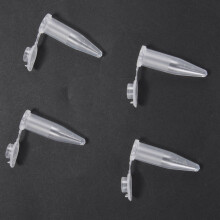 300 Stücke 1,5 Ml Labor Kunst Stoff Reagenz Glas Zentrifuge FläSchchen Schnapp Deckel 42X11mm Klar