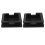75mm x 75mm Plastic Square Caps Tube Pipe Inserts End Blanking 4 Pcs 2