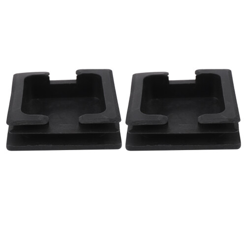 75mm x 75mm Plastic Square Caps Tube Pipe Inserts End Blanking 4 Pcs 1