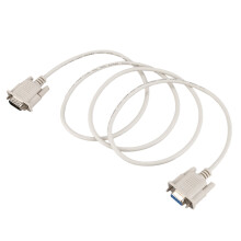 2X RS232 DB9 9 Pin Stecker Auf Buchse Serielle Anschluss Kabel Industriell Adapter 1.