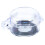 2X Clear 22mm Protective Cover Guard Case for Round Push Button 5