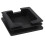75mm x 75mm Plastic Square Caps Tube Pipe Inserts End Blanking 4 Pcs 6