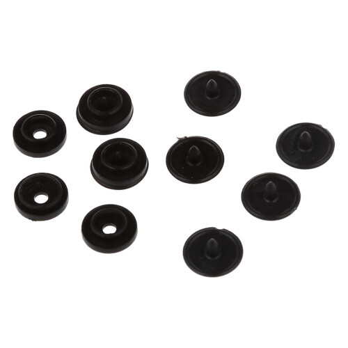 100 Pcs T3 KAM SNAPS Press Studs Scrapbook Sewing Buttons Black 1