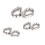 Stainless Steel 2mm Wire Rope Cable Thimbles Silver Tone 40 Pcs 3