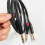 TRS till dubbel TS stereo breakout-kabel, 2-pack 5