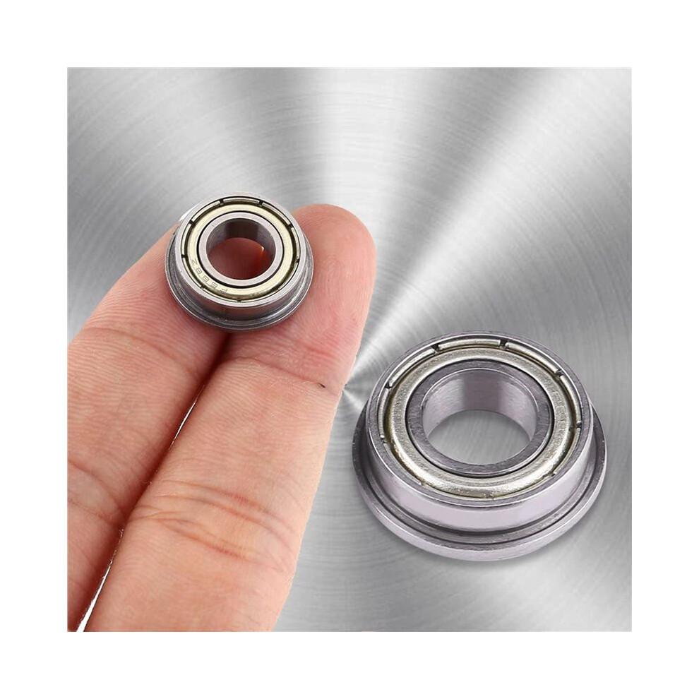 200 Pcs F688zz Flanged Radial Bearings Metal Steel Double Shielded Flange Bearing, 8 X 16 X 5Mm For Motor 6031070680100