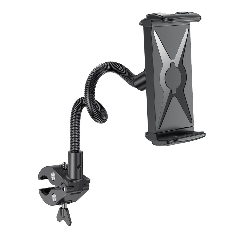 Tablet Holder Bike Mount, Universal 360 Adjustable Clamp For 4Â13' Devices, Fits Treadmill, Spin Bike, Stroller 9092120233599