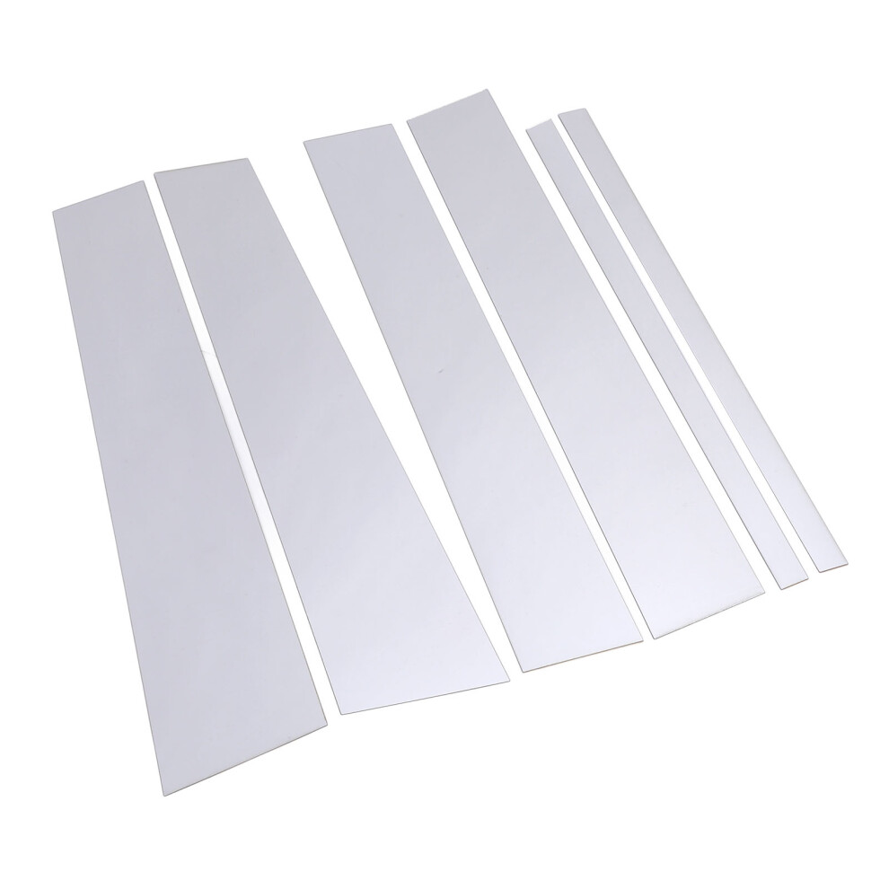 6Pcs Chrome Pillar Post Cover Trim For Titan 2004-2015 Weather Resistant 8121390815622