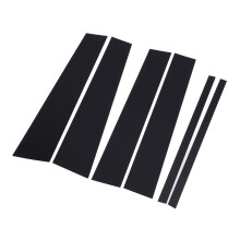 6Pcs Glossy Black Door Pillar Trim Cover for Titan 2004-2015 Weatherproof