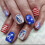 4th July Skull Nail Art for Beginners 1
