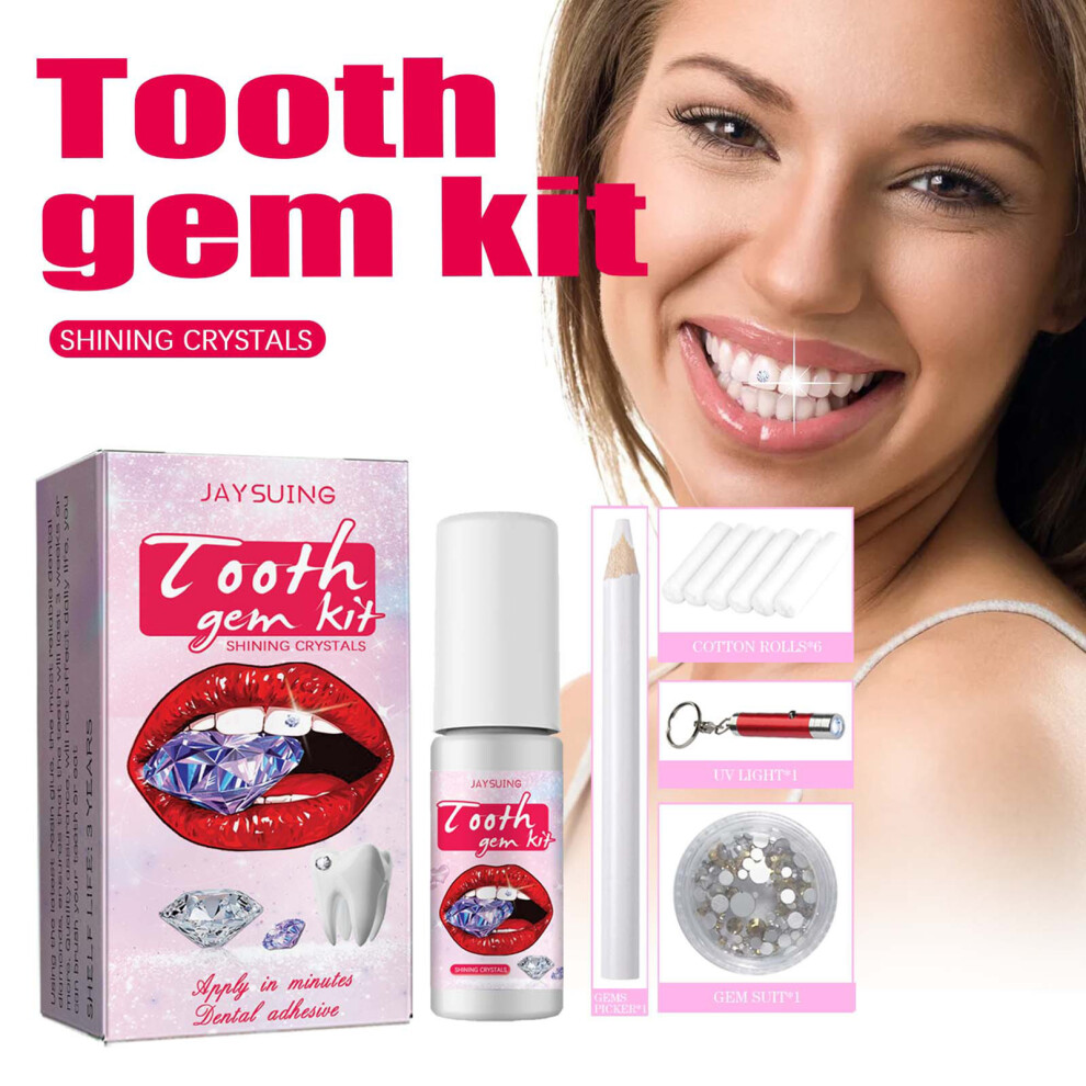 Reach-Tools Uv Tooth Gem Kit - Durable & Shiny Smile