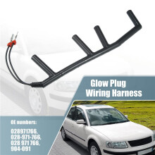 2X Chicote Elétrico de Velas de Incandescência para Carro 028971766 028-971-766 028 971 766 904-091 para para 1.9 TDI