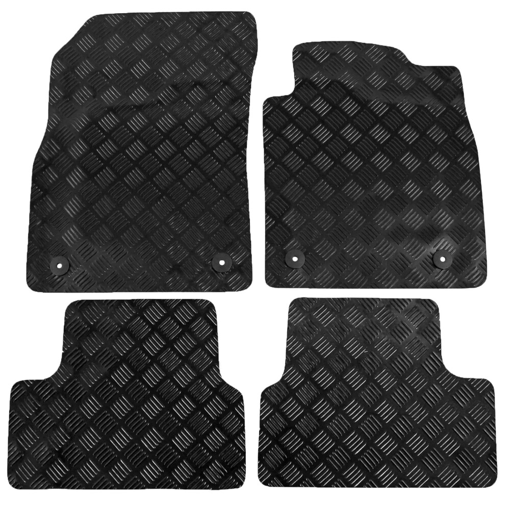 Vauxhall Astra J Mk6 Rubber Car Mats 2010-2015 4Pc 5060477742518