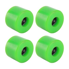 4 Stück Skateboard-Räder 60x45mm 78A Grün Longboard Cruiser Ersatz