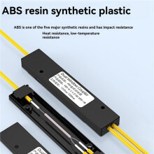 2X SC/APC 1/2 Glasvezelsplitter, Glasvezel-Pigtailsplitter, Dubbele Vensterkoppeling voor Glasvezelcommunicatiesysteem