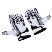 Kids Football Gloves White Youth Anti Slip Breathable Adjustable Wrist