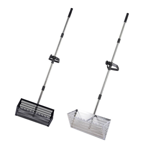 Carbon Steel Folding Beach Sand Sifter Rake For Shell-black 1