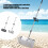 Carbon Steel Folding Beach Sand Sifter Rake For Shell-black 7