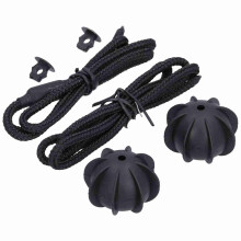 2pcs Rear Trunk Parcel Shelf Strings for MK6 & R20, Black