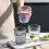 14oz Plastic Tumblers (4pc), Reusable, Stackable, Shatter-Proof, Dishwasher-Safe – Transparent/Blue/Gray/Green 3