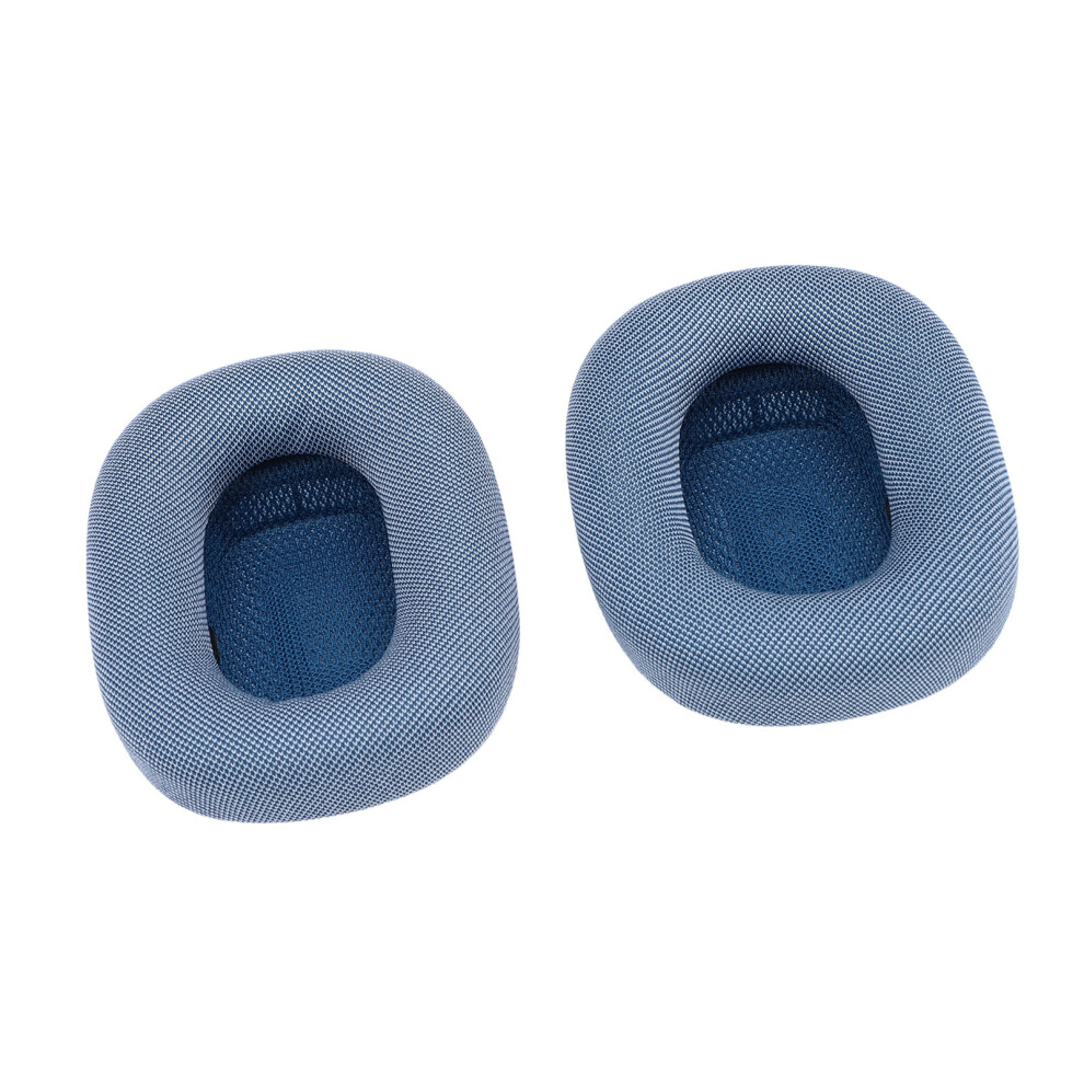 2Pcs Mesh Memory Foam Earpads For Headphones, Comfortable Cushions Blue 4001390819117