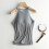 Women's cotton tank top with built-in bra 8