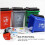 recycle bins for kids Plastic Children Garbage Sorting Indoor Set 8