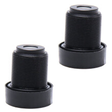 M12 CCTV Camera Lens 1080P F2.0 2.8mm Wide Angle Manual Focus Low Light Replacement Lens 2Pcs