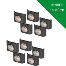 Corner Connector Double Rod Mat Fence Pack of 10 - Mesh Mat Connector for Light and Heavy Fences Connector Rod Mat Fence