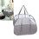 90L Foldable Laundry Hamper with Handles, Grey, Thick Oxford Cloth 1