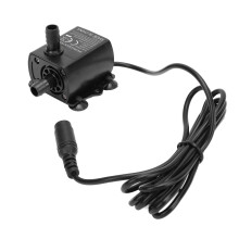 Water Cooling Submersible Pump DC 12V 10W 0-400L/H for Fish Tanks & Fountains