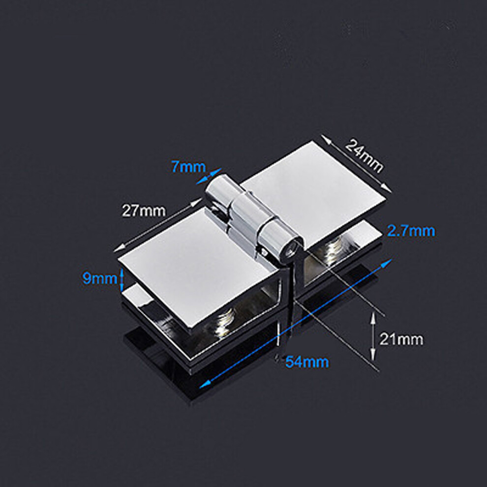 (Double Side Clip 180 Degrees) Flat Back Glass Clamp For Balustrade Handrail 6001832722997