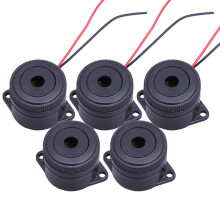 24V Alarm Buzzer 105dB Loud Alert Industrial Electronic Beep Sounder DC24V 5 Pack