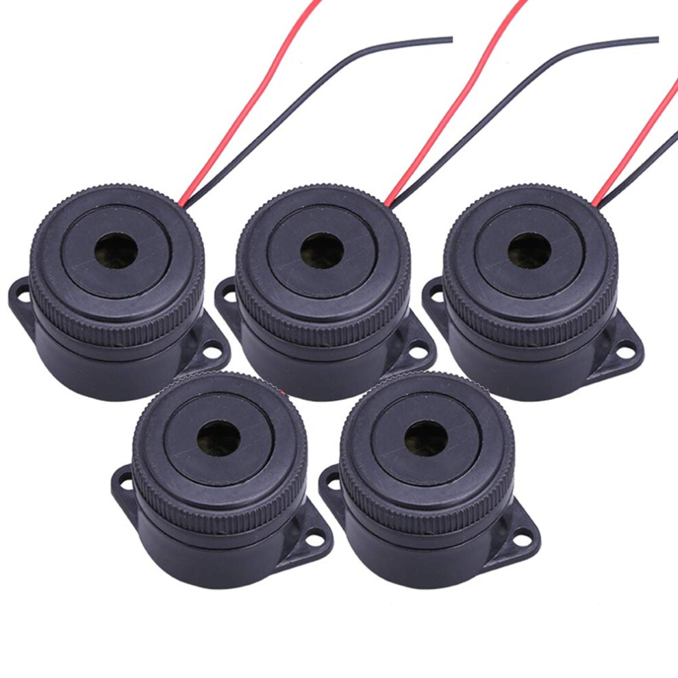 24V Alarm Buzzer 105Db Loud Alert Industrial Electronic Beep Sounder Dc24v 5 Pack 9092120233735