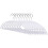 Multipurpose Wardrobe Hanger White PVC 10Pcs 6