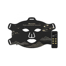 Red LED Therapy Mask with Flexible Soft Silicone Infrared Light, 4 Colors, Anti-Aging, Advanced Photon for Skin Rejuvenation and Whitening