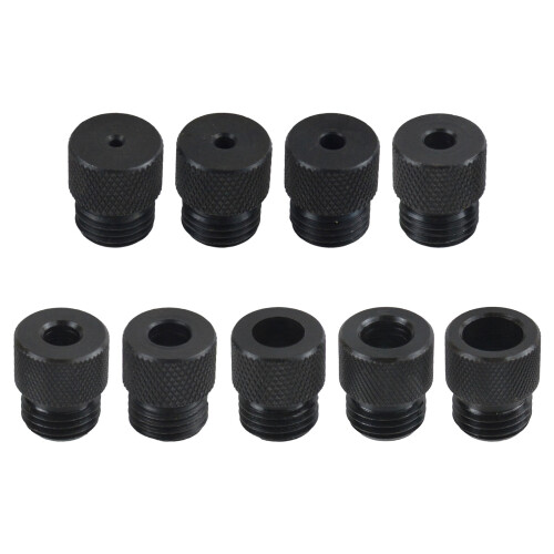 6Pcs Carbon Steel Drill Guide Bushings For Precise 2mm To-2mm 2