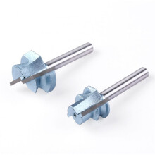 Fräser-Set für die Holzbearbeitung, 6 mm Schaft, Spiralzapfmesser, Bodenfräser für Professionelle Zimmerei