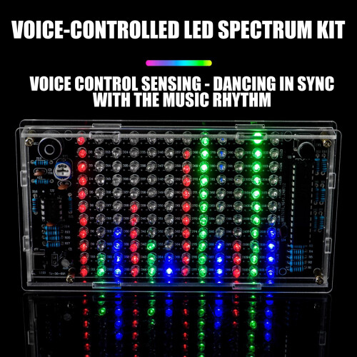 DIY Music Spectrum Electronics Soldering Practice Kit For 1