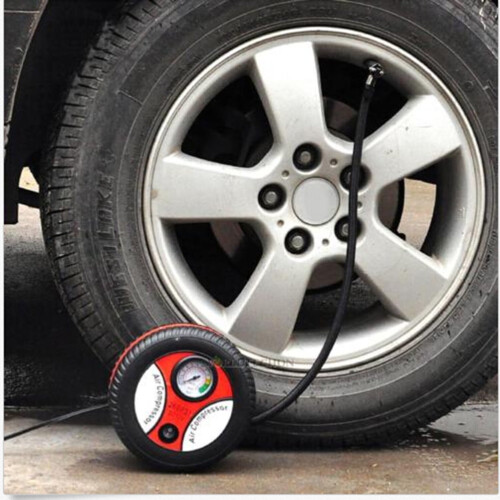 Bærbar dækkompressor 260PSI sort kompakt 2