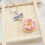 Conjunto de 2 acessórios para colar da amizade com pingente de bolo e doce 4